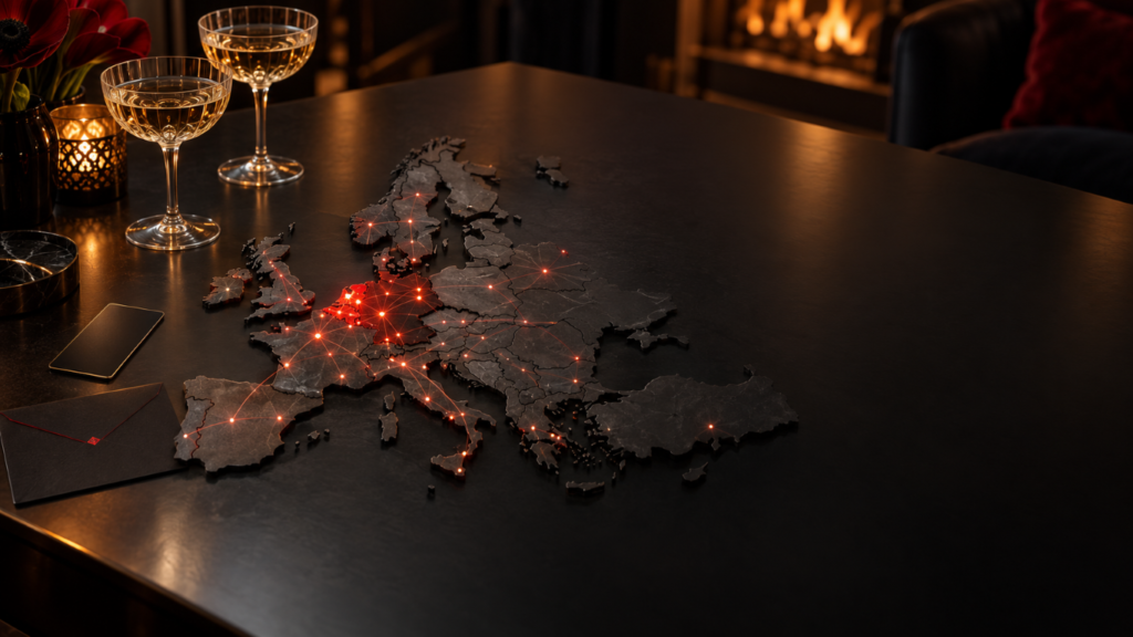 Parenclubs Nederland, België en Duitsland in Europa